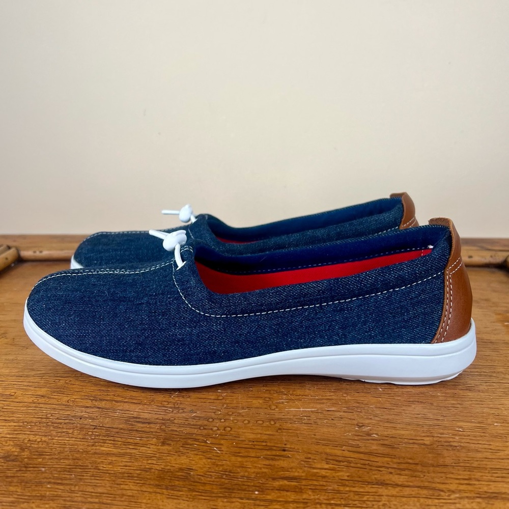 SAS Women’s Funk Active Slip On Loafer Size 8 Blue Jean